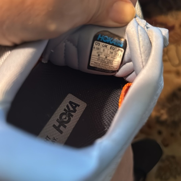 Hoka‎ One One Clifton 8 Womens 6.5 B Shoes Blue Running Walking 1119394 BFPA - Picture 13 of 16